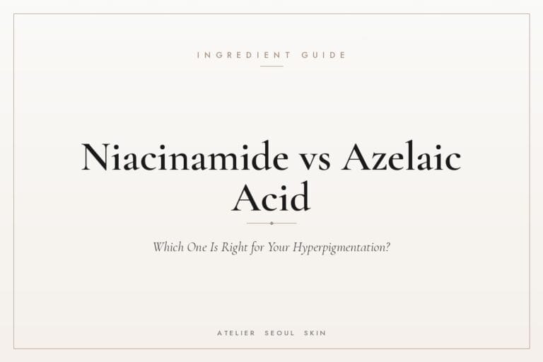 Niacinamide vs azelaic acid hyperpigmentation — Atelier Seoul Skin