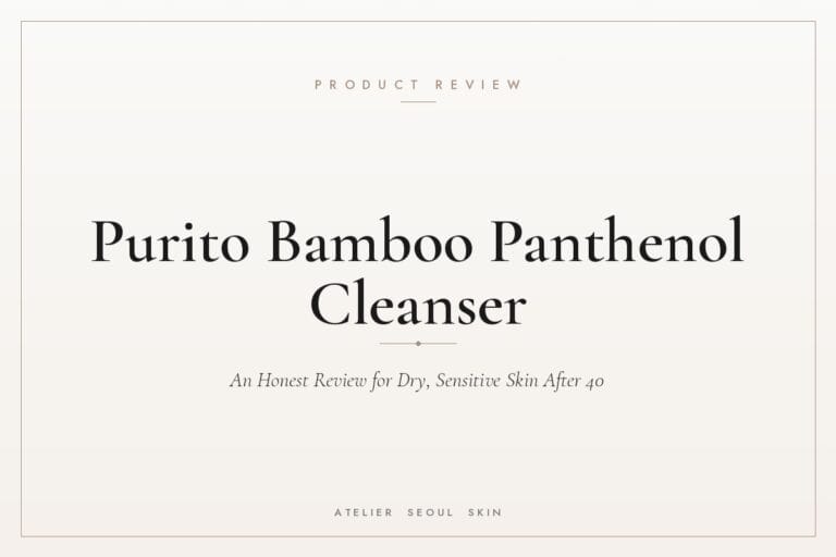 Purito bamboo panthenol cleanser review — Atelier Seoul Skin