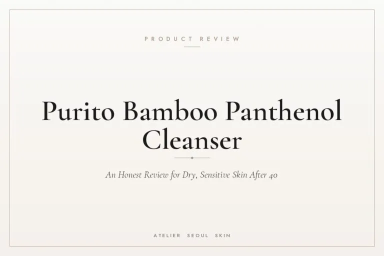 Purito bamboo panthenol cleanser review — Atelier Seoul Skin