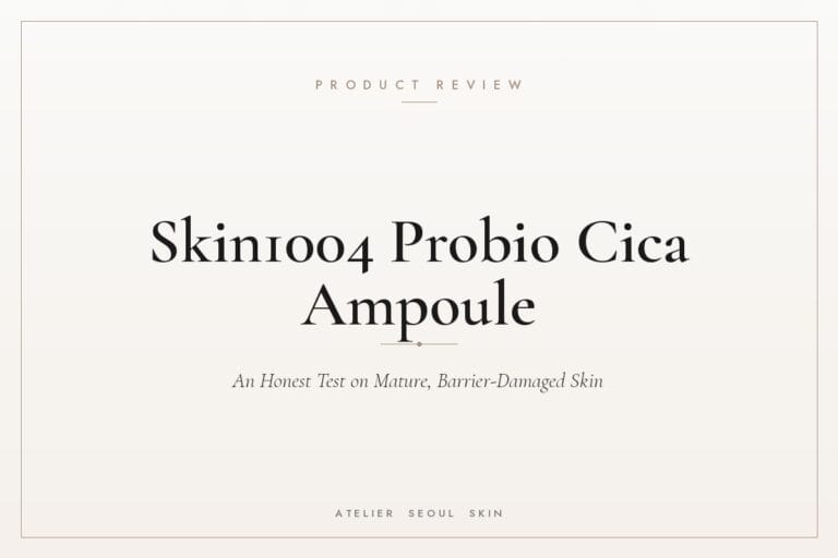 Skin1004 probio cica ampoule review — Atelier Seoul Skin