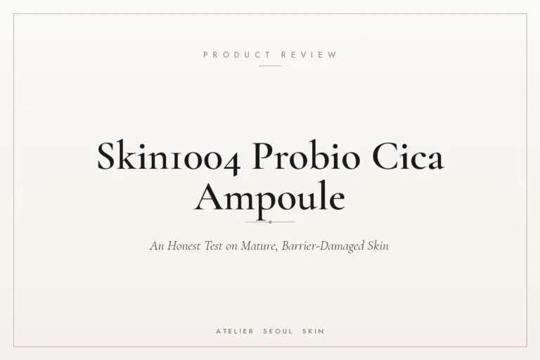 Skin1004 probio cica ampoule review — Atelier Seoul Skin