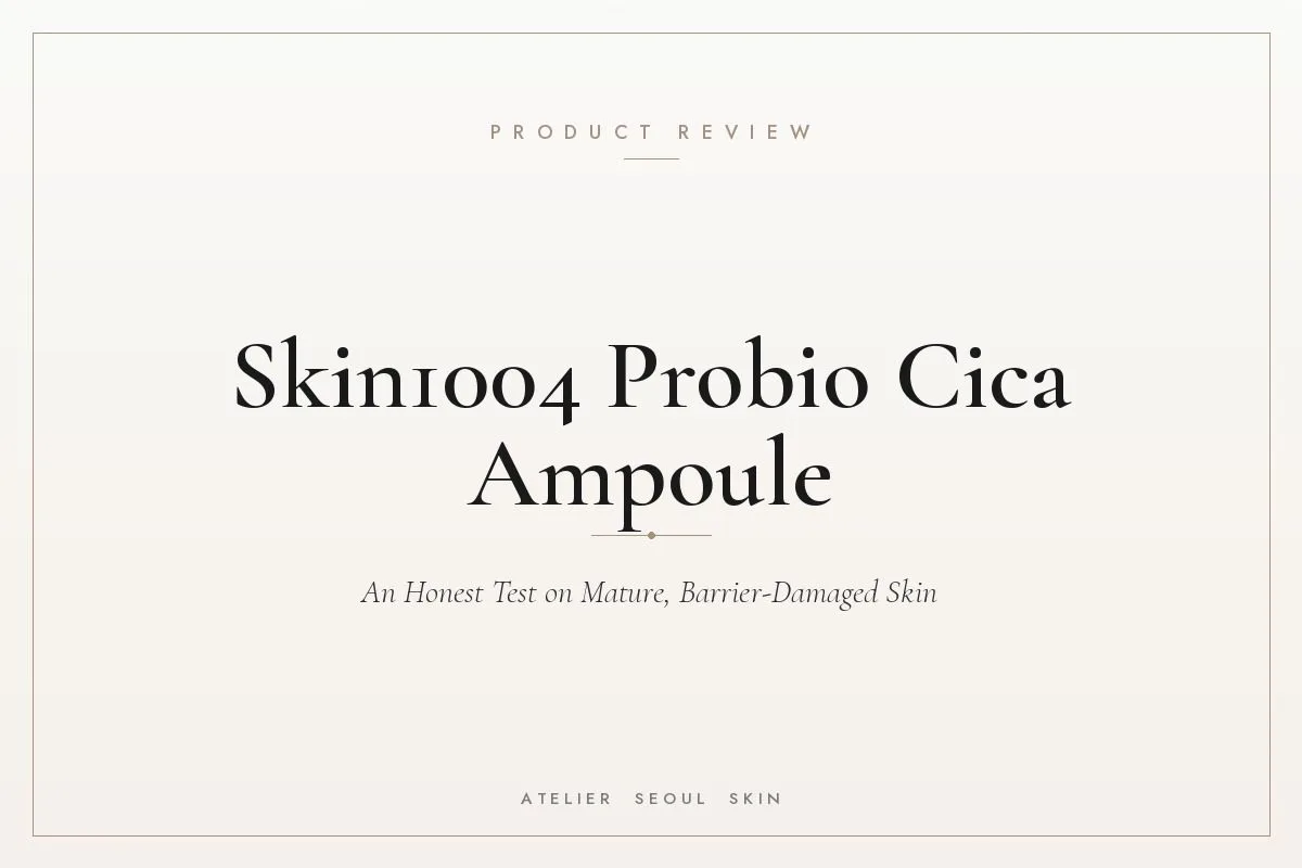 Skin1004 probio cica ampoule review — Atelier Seoul Skin