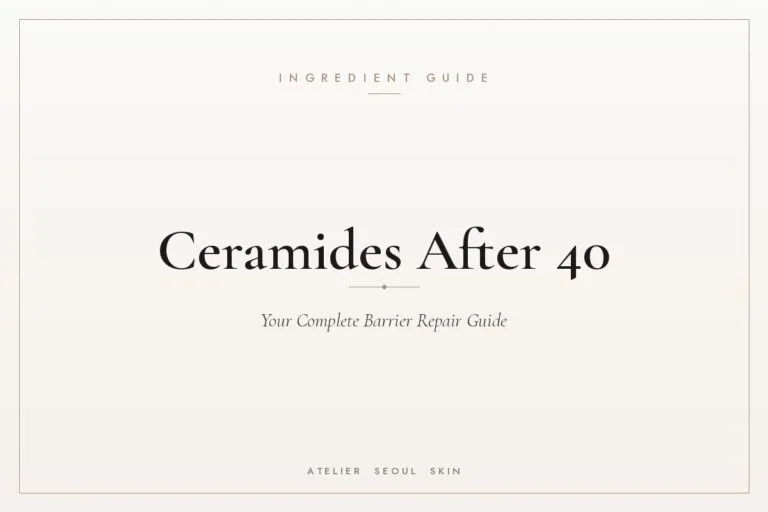 Ceramides skin after 40 barrier repair guide — Atelier Seoul Skin