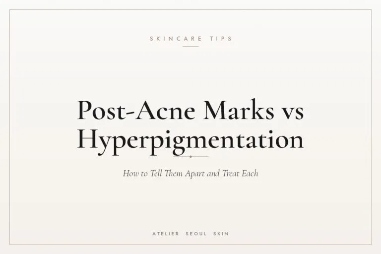 Post acne marks vs true hyperpigmentation — Atelier Seoul Skin