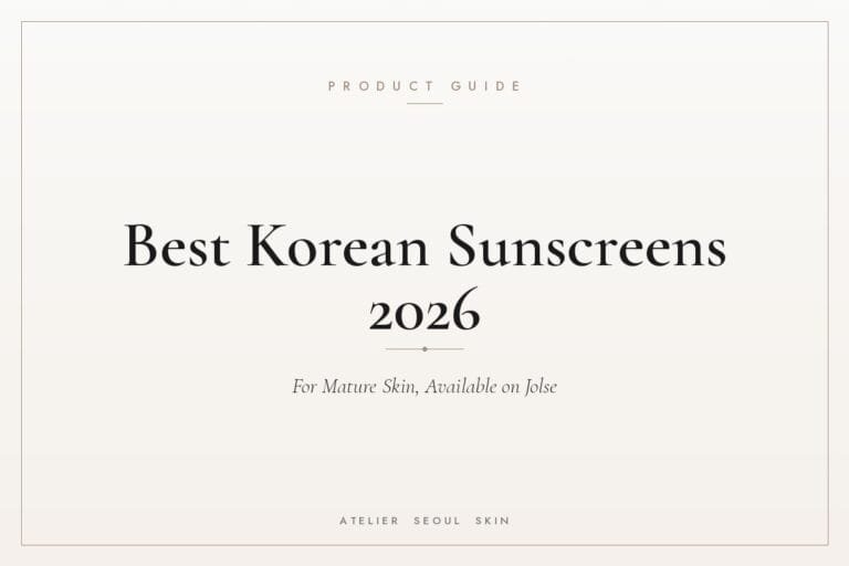 Best korean sunscreens mature skin 2026 jolse — Atelier Seoul Skin