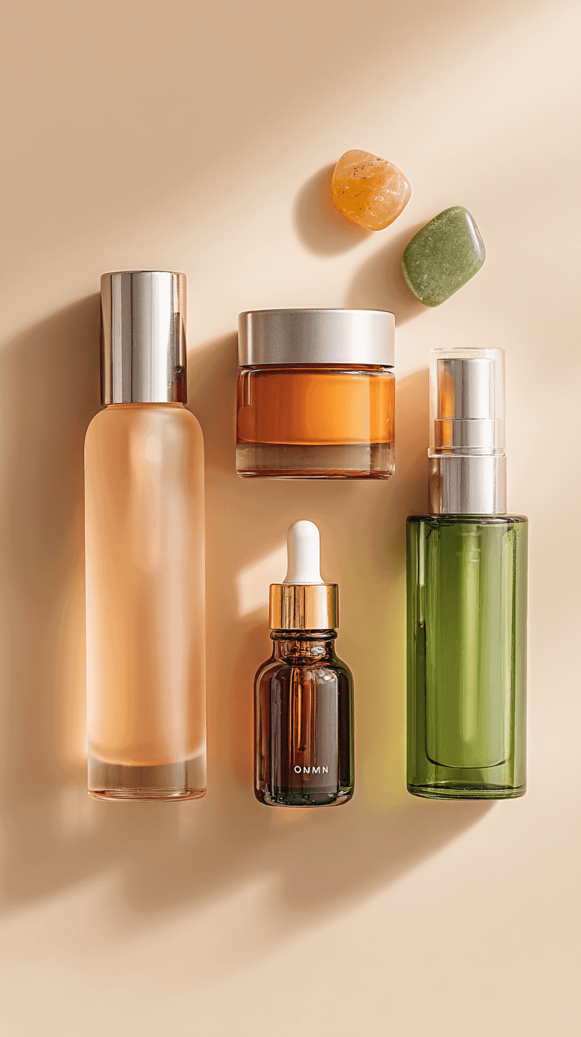 Healthy skin microbiome barrier illustration