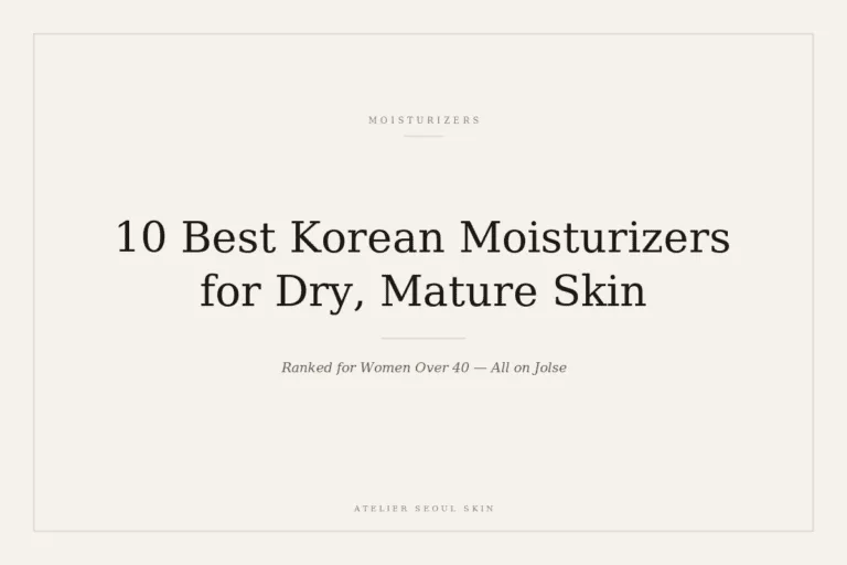 10 Best Korean Moisturizers for Dry, Mature Skin in 2026
