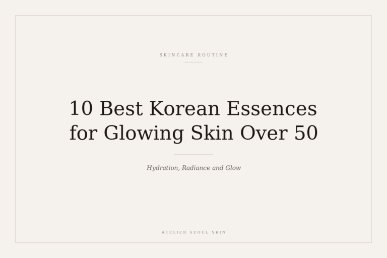 10 Best Korean Essences for Glowing Skin Over 50