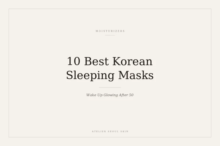 10 Best Korean Sleeping Masks for Mature Skin (Wake Up Glowing After 50)