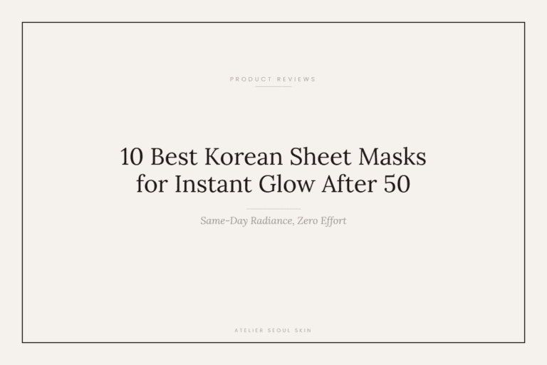 10 Best Korean Sheet Masks for an Instant Glow After 50