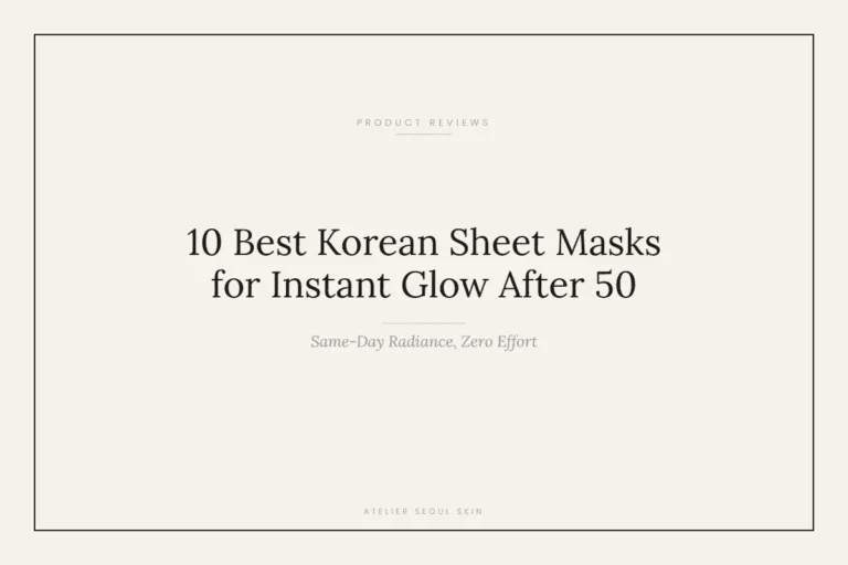 10 Best Korean Sheet Masks for an Instant Glow After 50