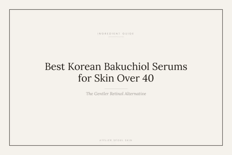Best Korean Bakuchiol Serums for Skin Over 40: The Gentler Retinol Alternative